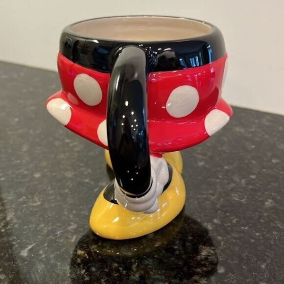 AUTHENTIC WALT DISNEY WORLD MINNIE MOUSE PORCELAIN COFFEE CUP MUG THEME Park - Picture 5 of 9